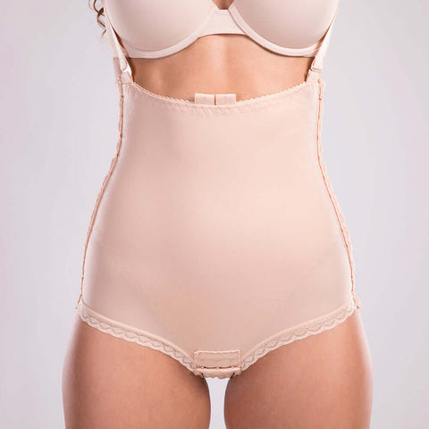 Tummy tuck compression girdle beige