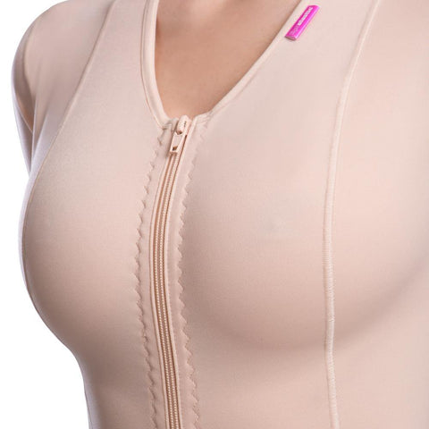 lipoelastic Post Surgical Compression Garment Vest Zipper