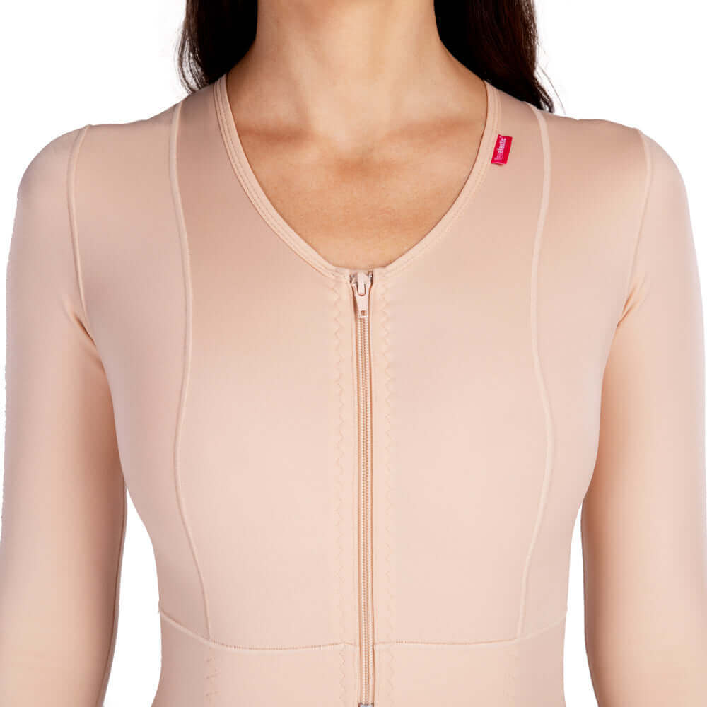lipoelastic Post Surgical Compression Garment Vest Zipper