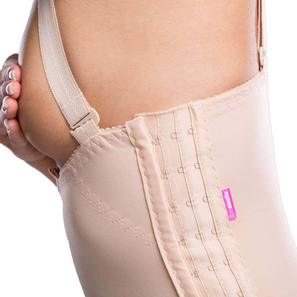 Post Op Tummy Tuck Compression Garments - Abdominal Lipoplasty Surgical  Recovery Garment Style 35 (Medium) Beige